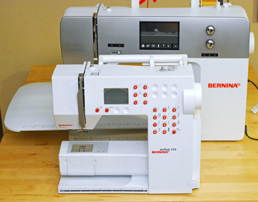 big sewing machine, little sewing machine