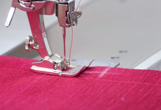 sewing a buttonhole