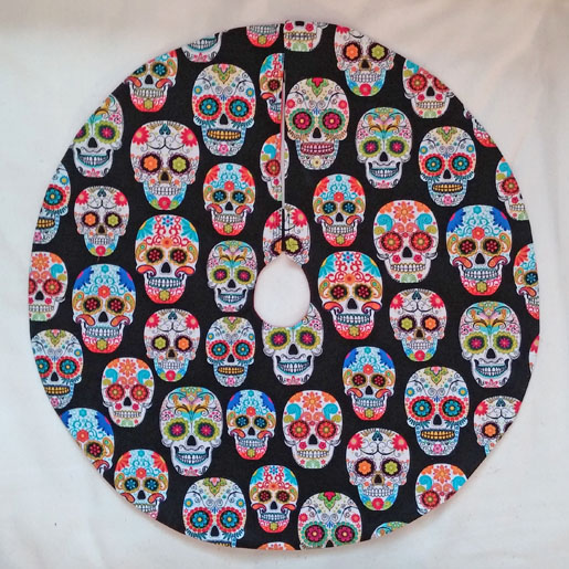 Day of the Dead tree skirt