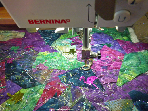 free-motion stitching