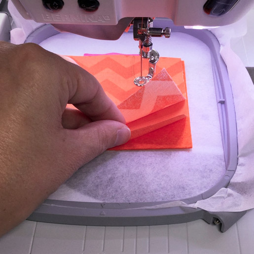 stack fabric layers