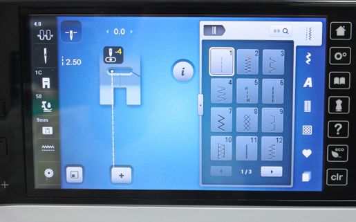 sewing machine settings