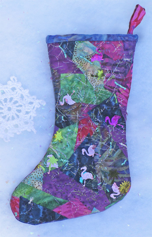 DIY Fabric "Trash" Holiday Stocking
