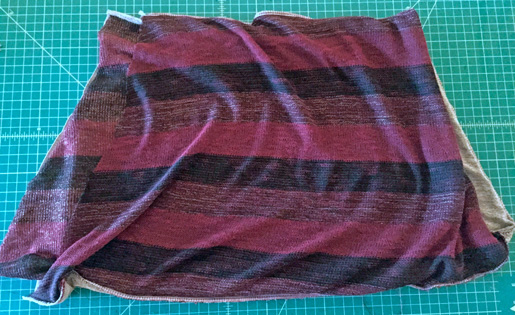 turn partially right side out