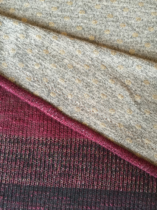 coordinating knit fabrics