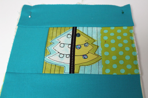 place patchwork block on top