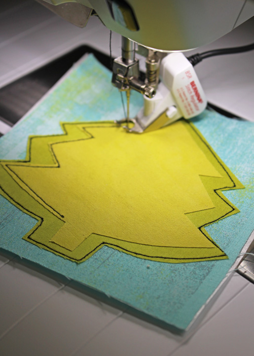 free-motion stitching