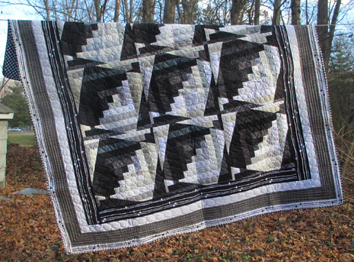 Dancing Log Cabin Block
