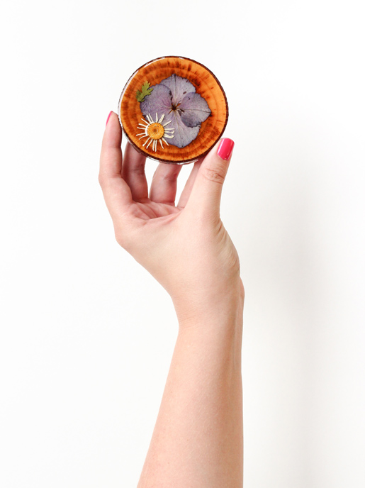 Dried Flower Coaster