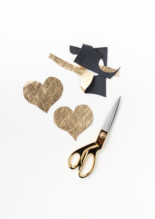 Cut Hearts for Heart Brooch