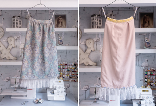 How to sew a waistband for a skirt