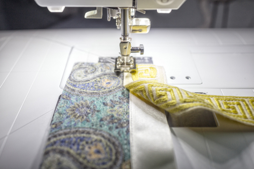 Instructions on how to sew a waistband
