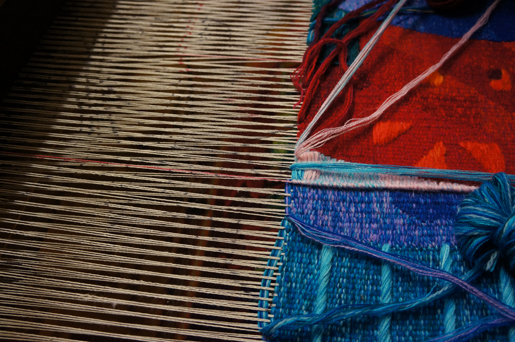weaving in Peru