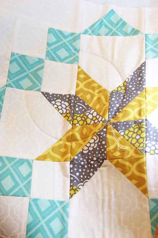 circle quilt thread cutting