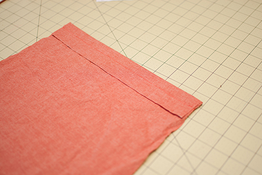 pleat bodice step two