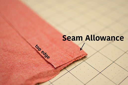 seam allowance pleated bodice