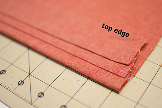pressing a pleat