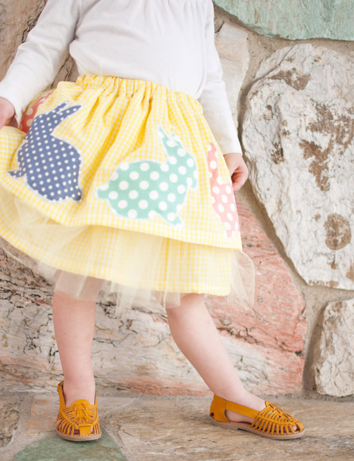 Easter skirt tutorial
