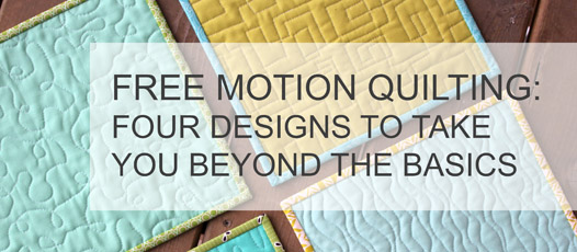 Free Motion Quilting tip series