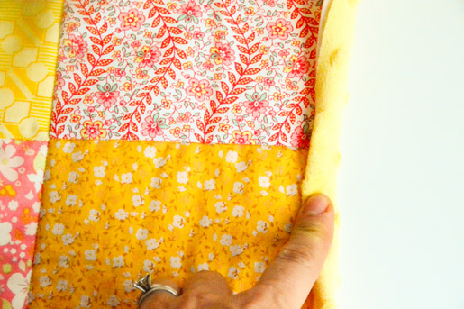 How to make a Minky backed baby quilt