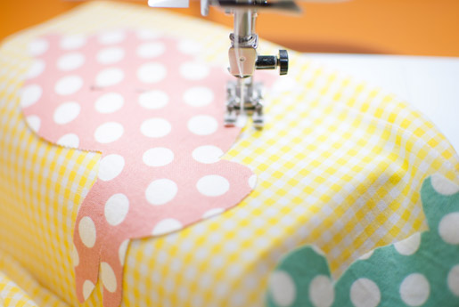 sewing bunny applique