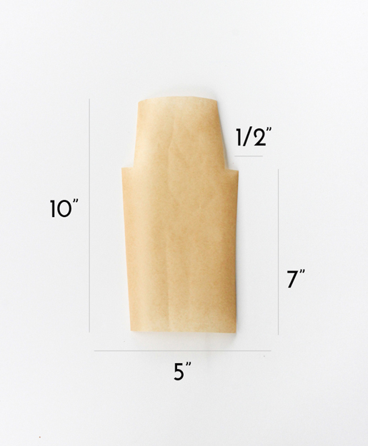 custom parchment paper envelope