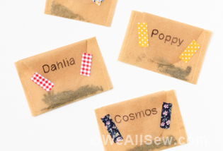 DIY Custom Seed Packs