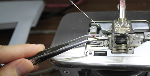 Step one of cleaning your sewing machine