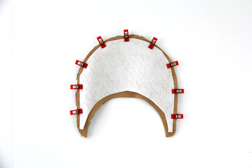 BERNINA Visor Project Pin Brim Pieces Step 3