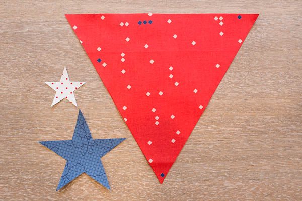 BERNINA 4th of July Bunting Tutorial Step 6