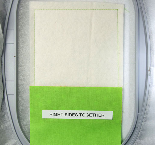 How to make a mug rug in the hoop with an embroidery machine