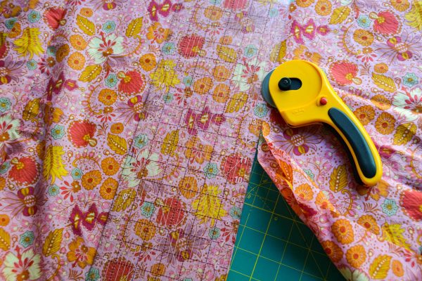 PomPom Scarf Sewing Tutorial Cutting