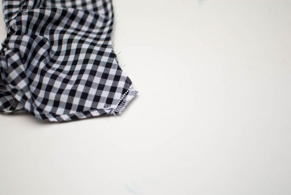 Gathered Shorts Tutorial, step 6 sewing the inside seam