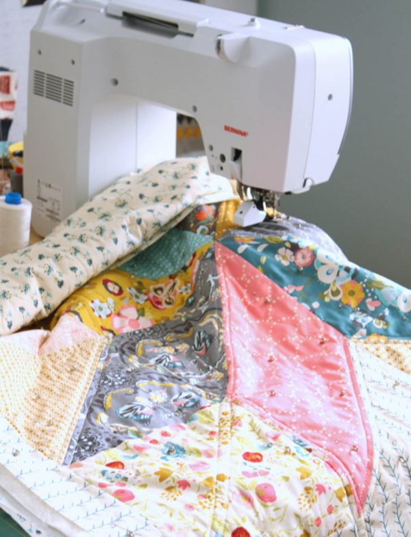 Lone Star Baby Quilt Quilt-Along Part II-Finished Quilt with BERNINA 710