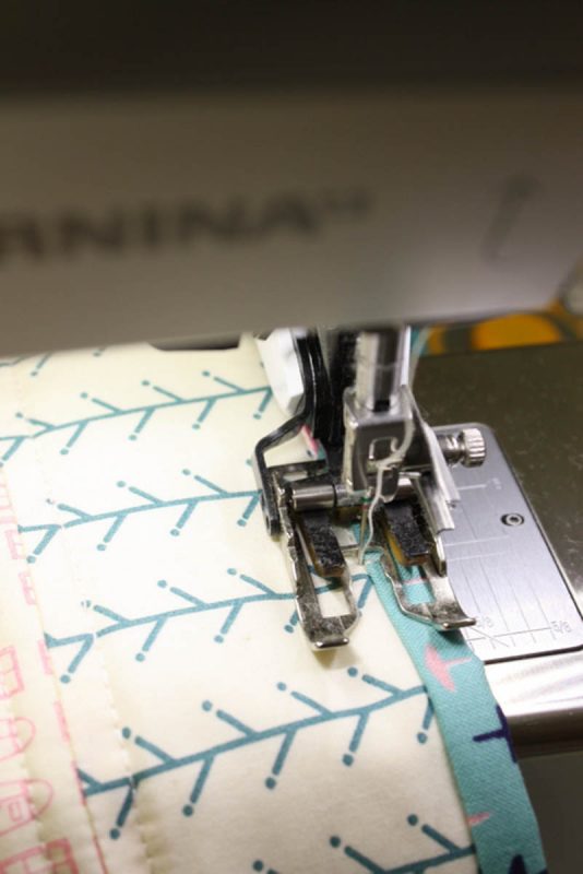 Lone Star Baby Quilt Quilt-Along Part II-Stitch Binding