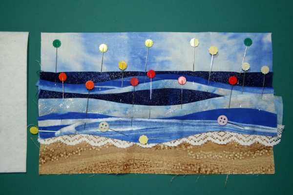 Seascape and Shells Bookmark Tutorial