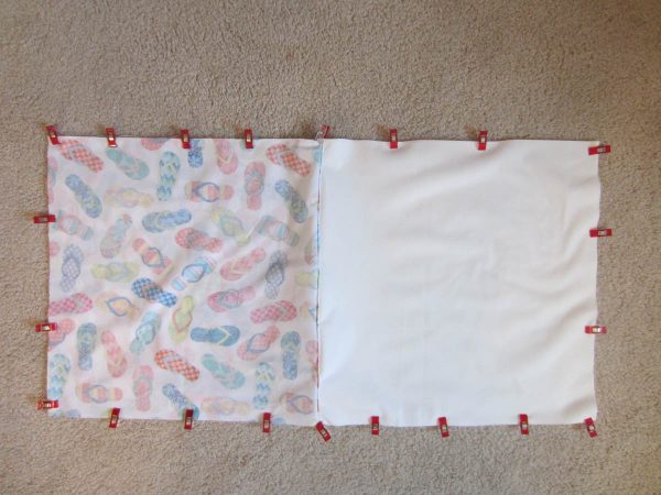 Swim Wetbag Sewing Tutorial - Open out bag