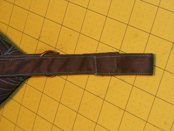 Pyramid Pouch Tutorial - Strap Finishing