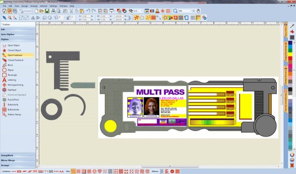 DIY Leeloo Dallas’ Multipass Costume - Template