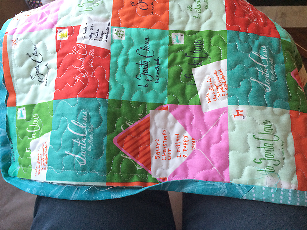 Snowflake Quilt Binding