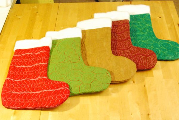 Free-Motion Christmas Stocking Tutorial 