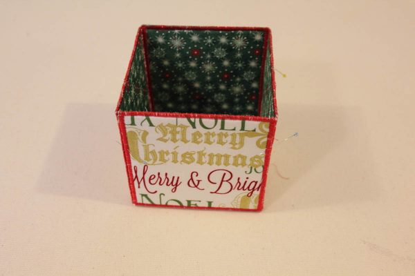 Holiday Fabric Boxes - Bottom