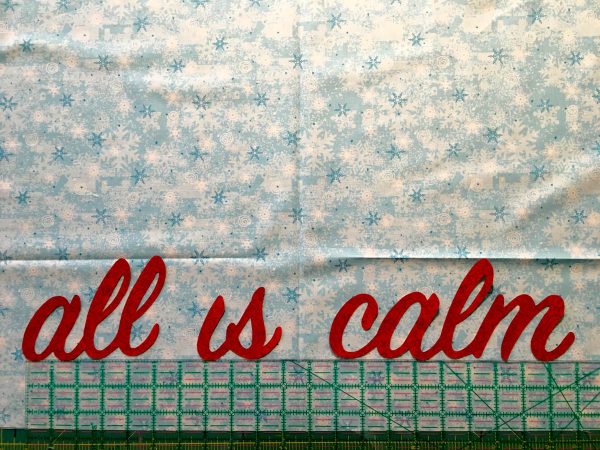 Mantel Cover Tutorial - pressed line guides