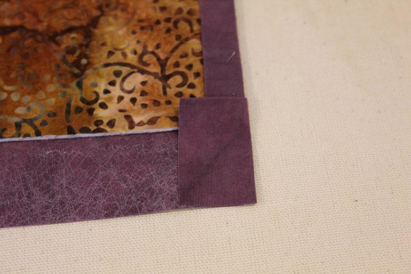 Fabric Message Board Tutorial - binding