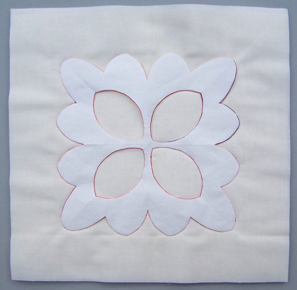 No-Mark Quilting Tip - secure stitches with the locking stitch