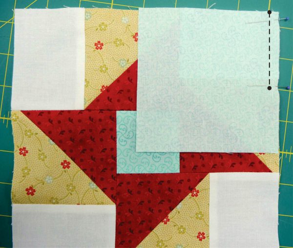 Piecing partial seams