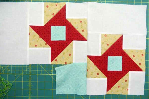 Piecing partial seams
