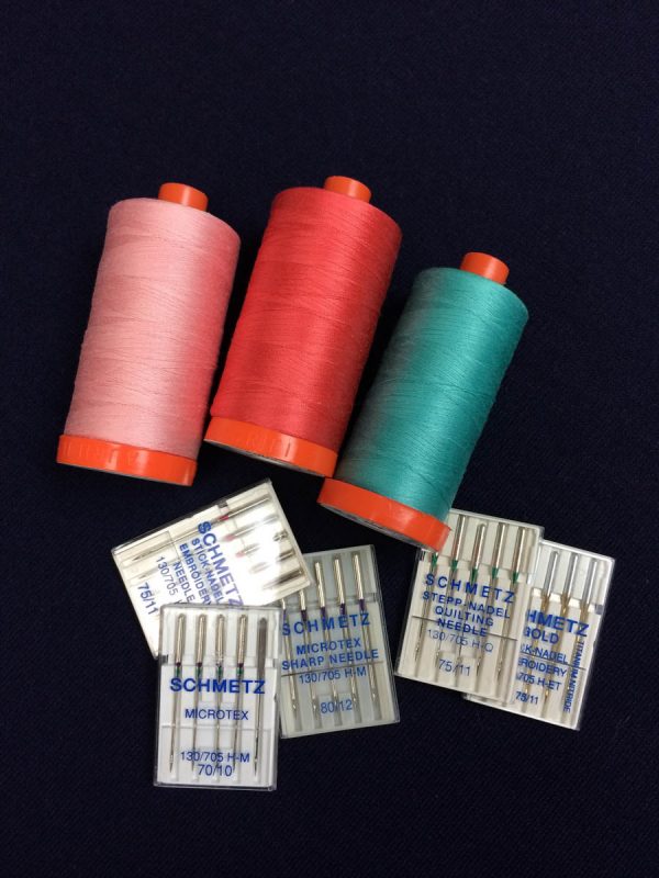 Batting Tip - needle and thread