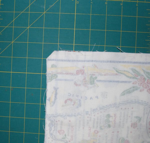Tidy Tray - sewing the square