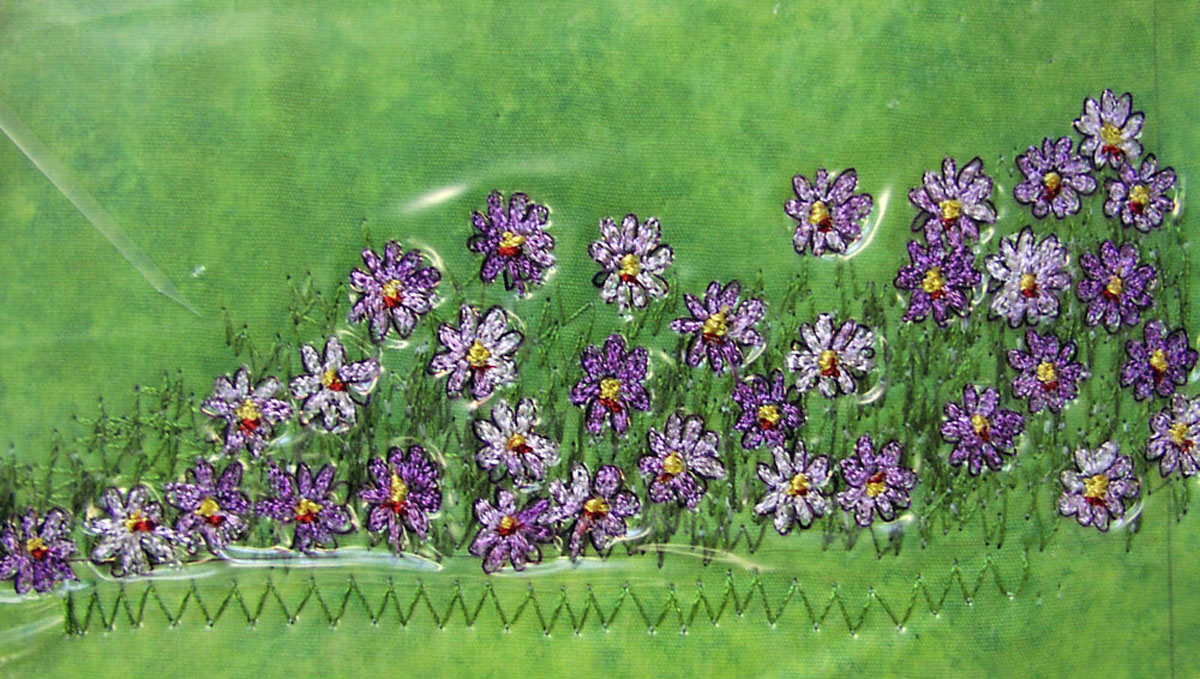 Variegated thread tips